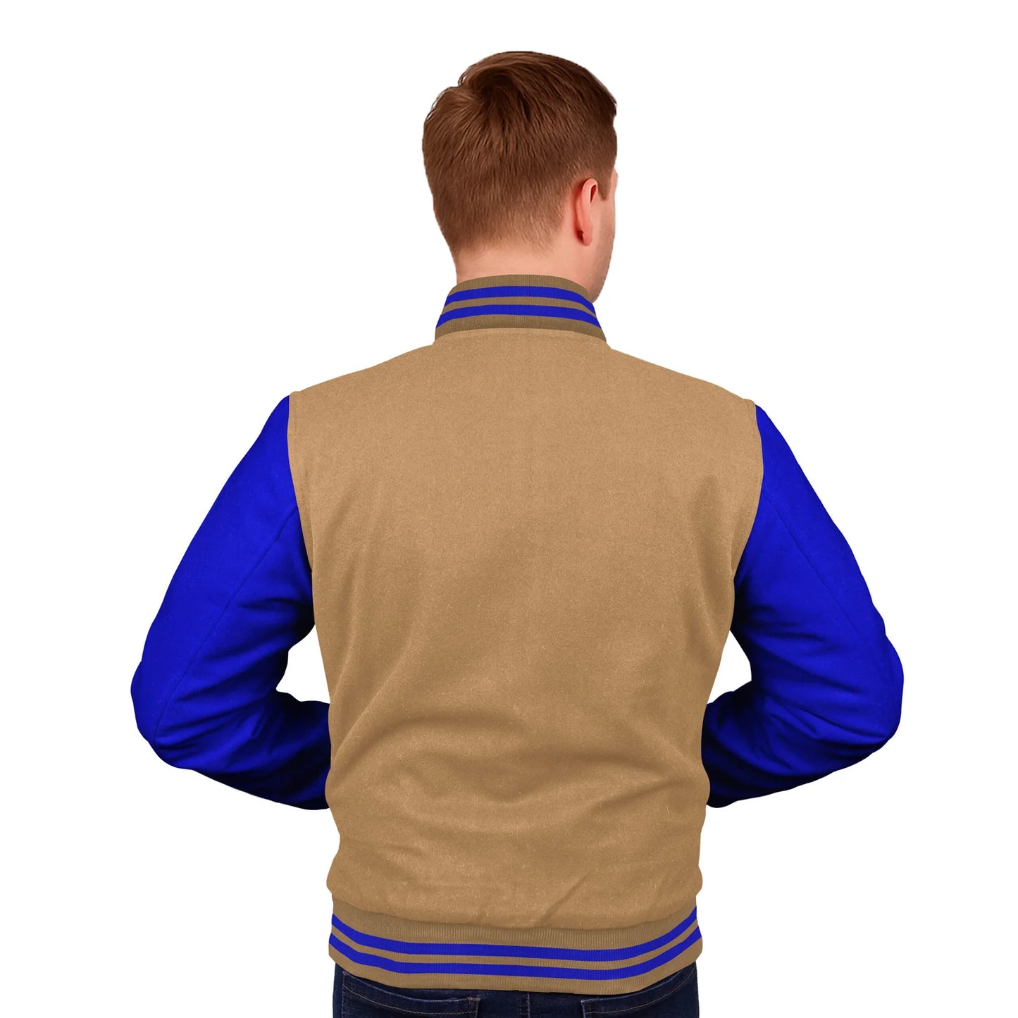 Royal Blue-Wool Sleeves & Wool Body