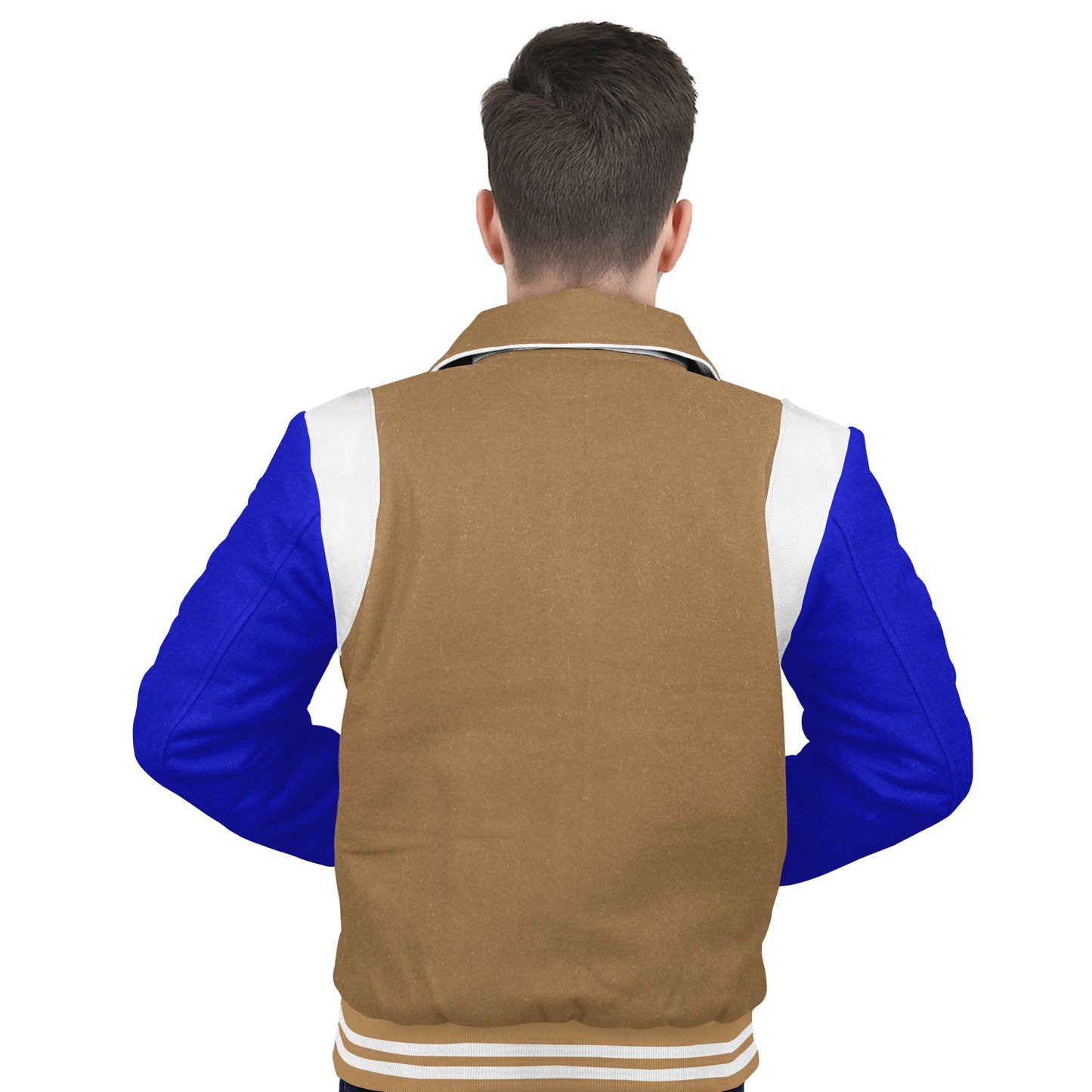 Royal Blue-Wool Sleeves & Wool Body (Retro)