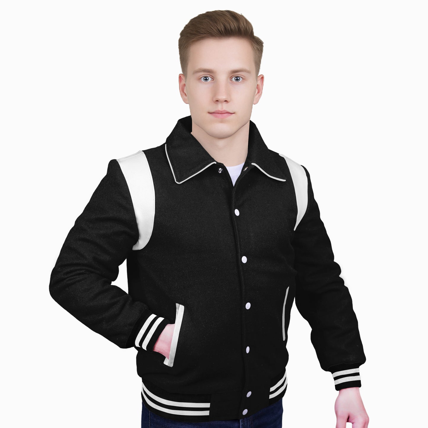 Black-Wool Sleeves & Wool Body (Retro)