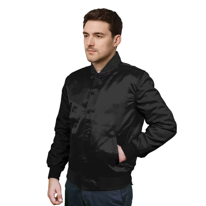 Black-Satin Sleeves & Satin Body