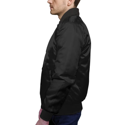 Black-Satin Sleeves & Satin Body