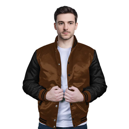 Black-Satin Sleeves & Satin Body