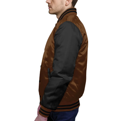 Black-Satin Sleeves & Satin Body