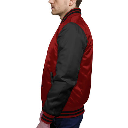 Black-Satin Sleeves & Satin Body