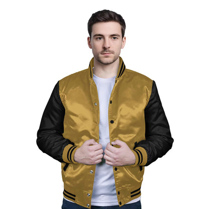 Black-Satin Sleeves & Satin Body