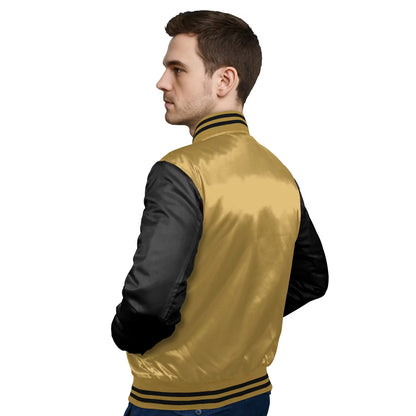 Black-Satin Sleeves & Satin Body