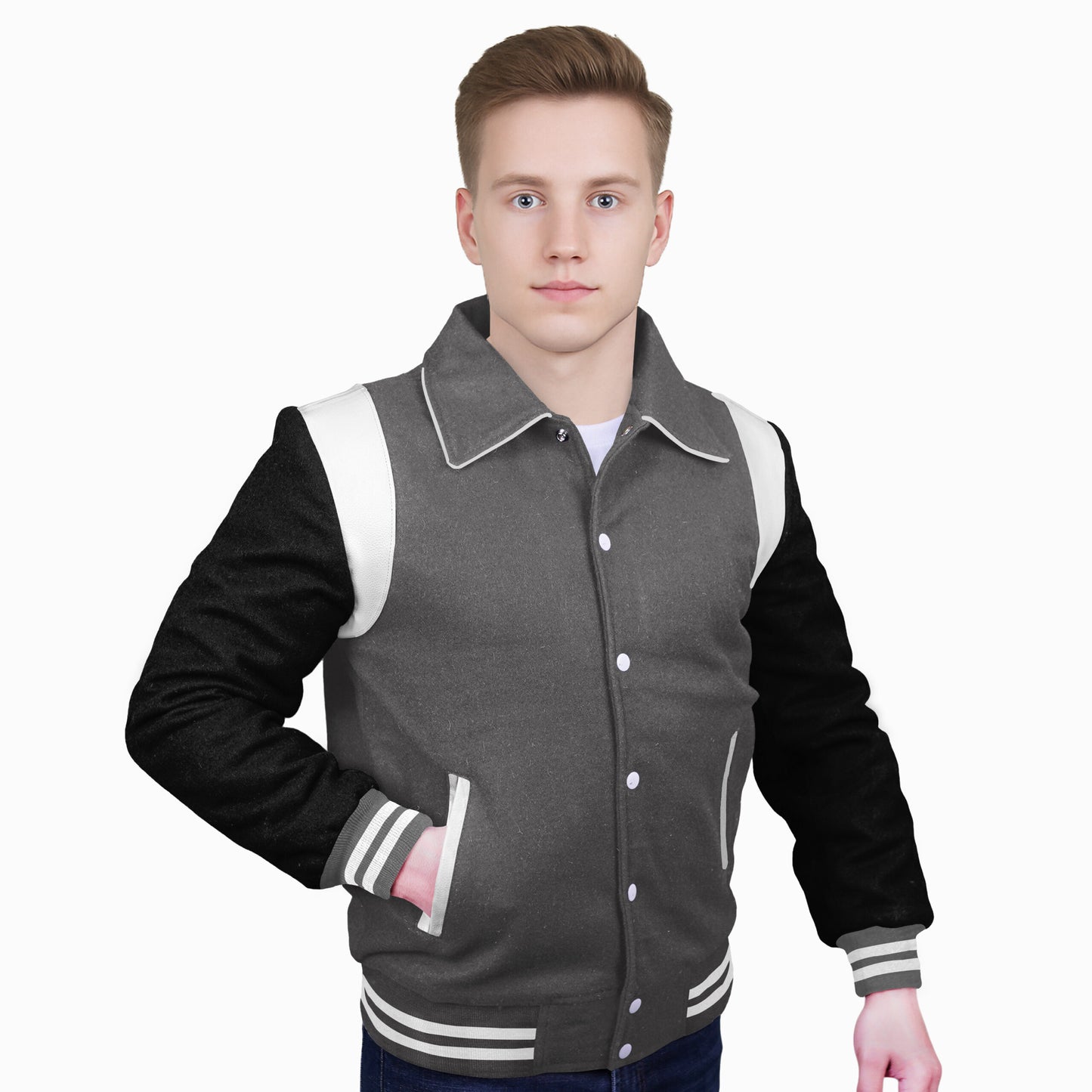 Black-Wool Sleeves & Wool Body (Retro)