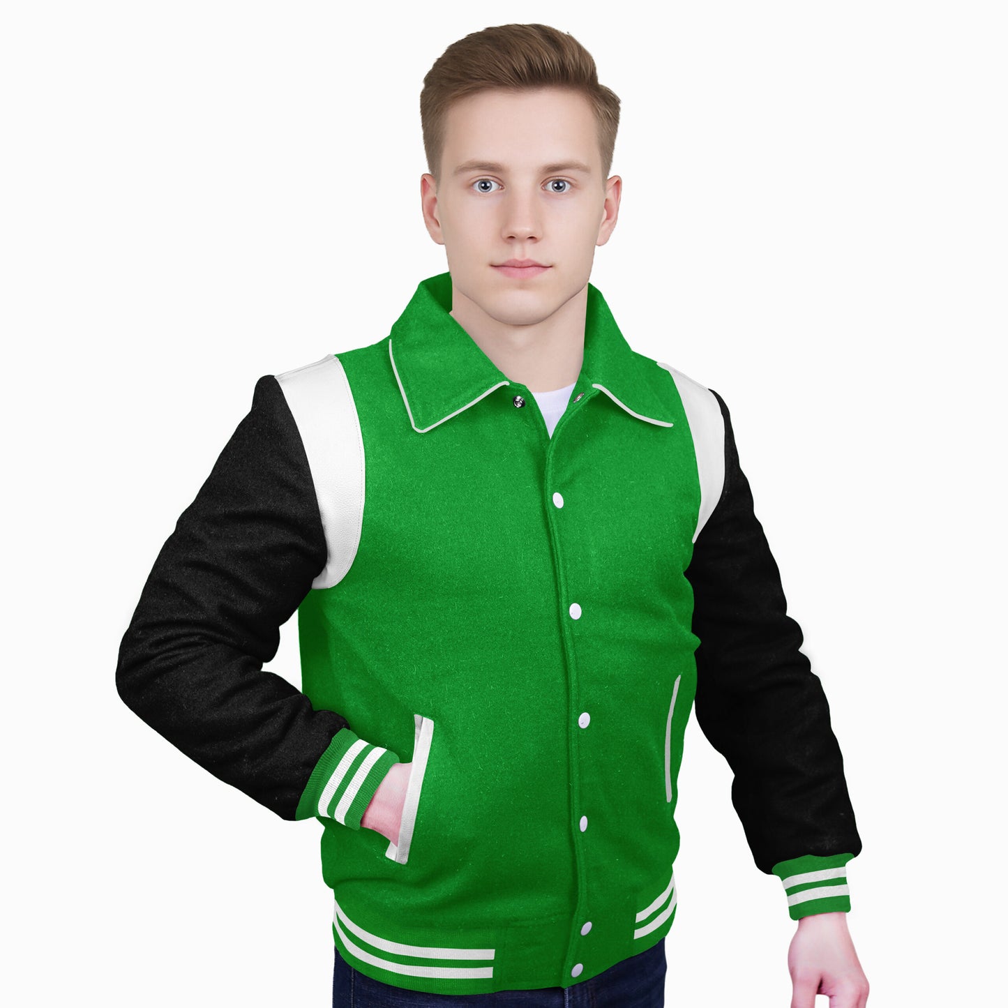 Black-Wool Sleeves & Wool Body (Retro)