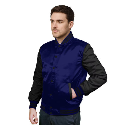 Black-Satin Sleeves & Satin Body