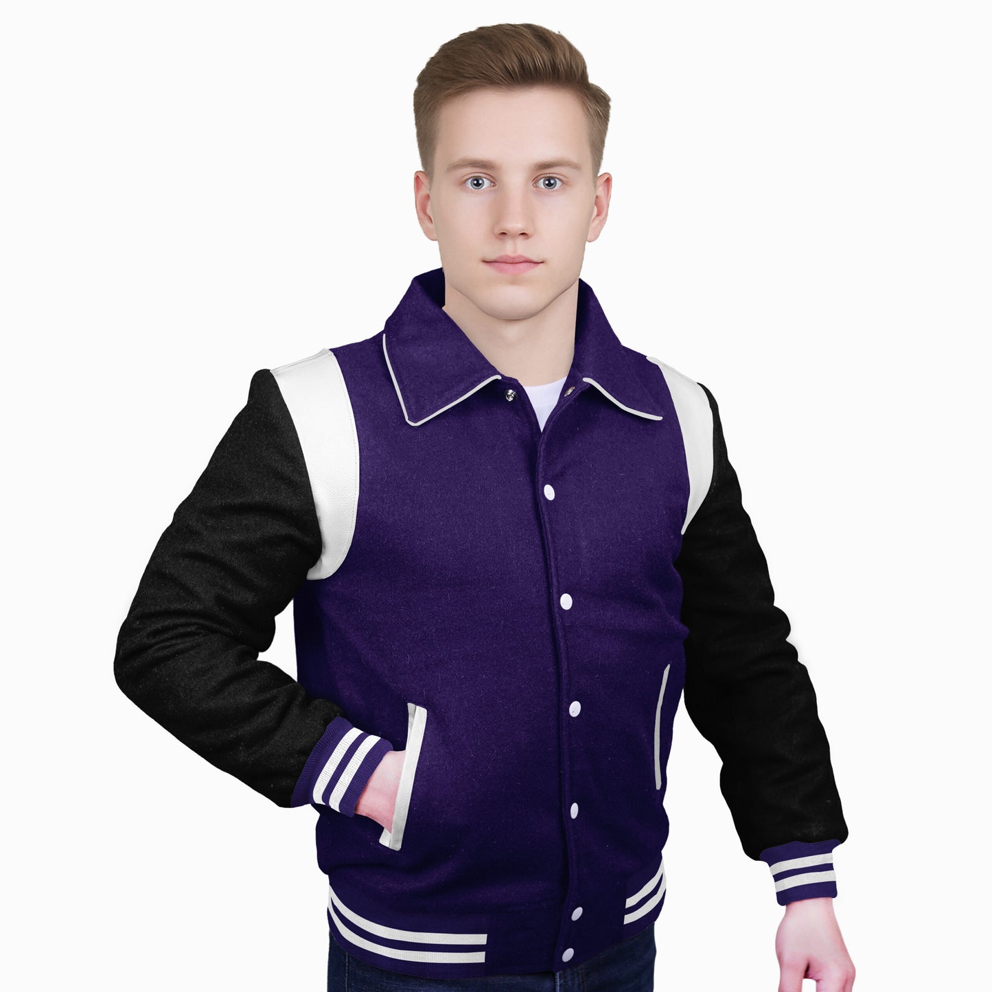 Black-Wool Sleeves & Wool Body (Retro)