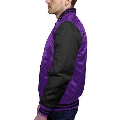 Black-Satin Sleeves & Satin Body