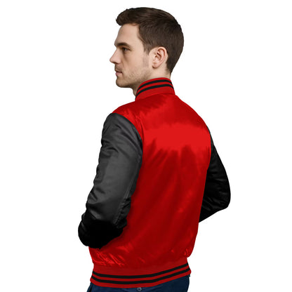 Black-Satin Sleeves & Satin Body