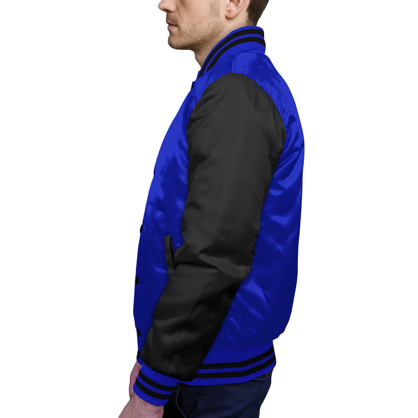 Black-Satin Sleeves & Satin Body