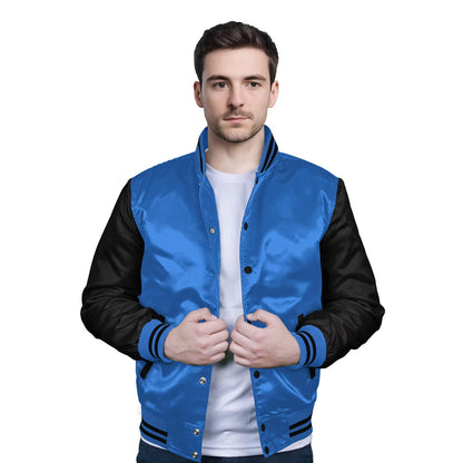 Black-Satin Sleeves & Satin Body