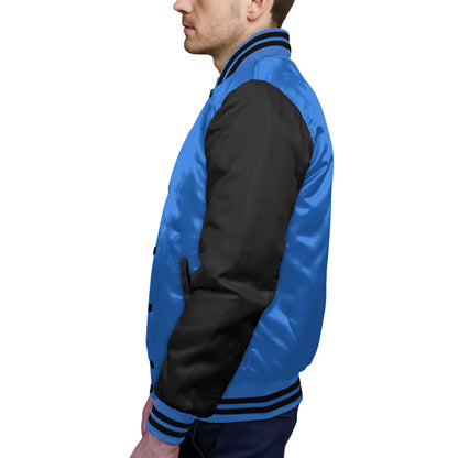 Black-Satin Sleeves & Satin Body