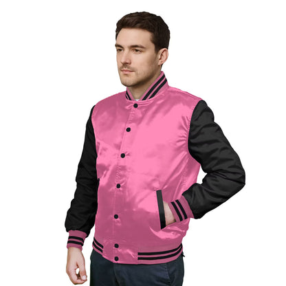 Black-Satin Sleeves & Satin Body