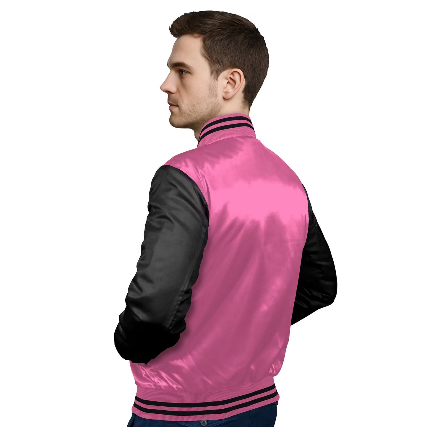 Black-Satin Sleeves & Satin Body