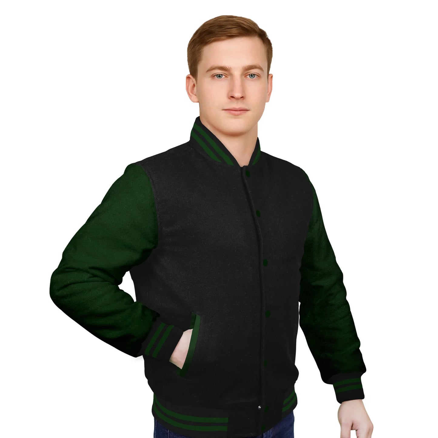 Forest Green-Wool Sleeves & Wool Body
