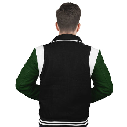 Forest Green-Wool Sleeves & Wool Body (Retro)