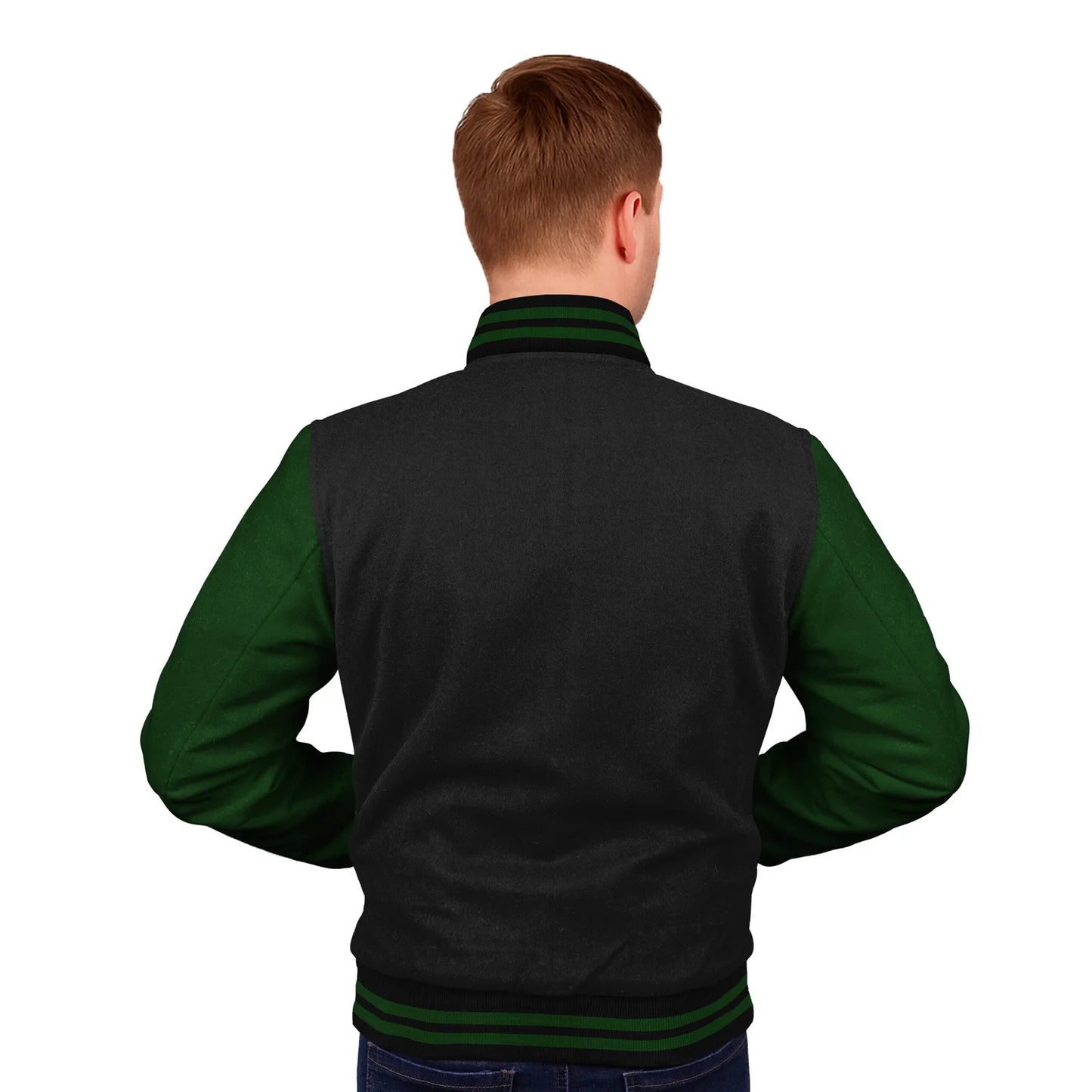 Forest Green-Wool Sleeves & Wool Body
