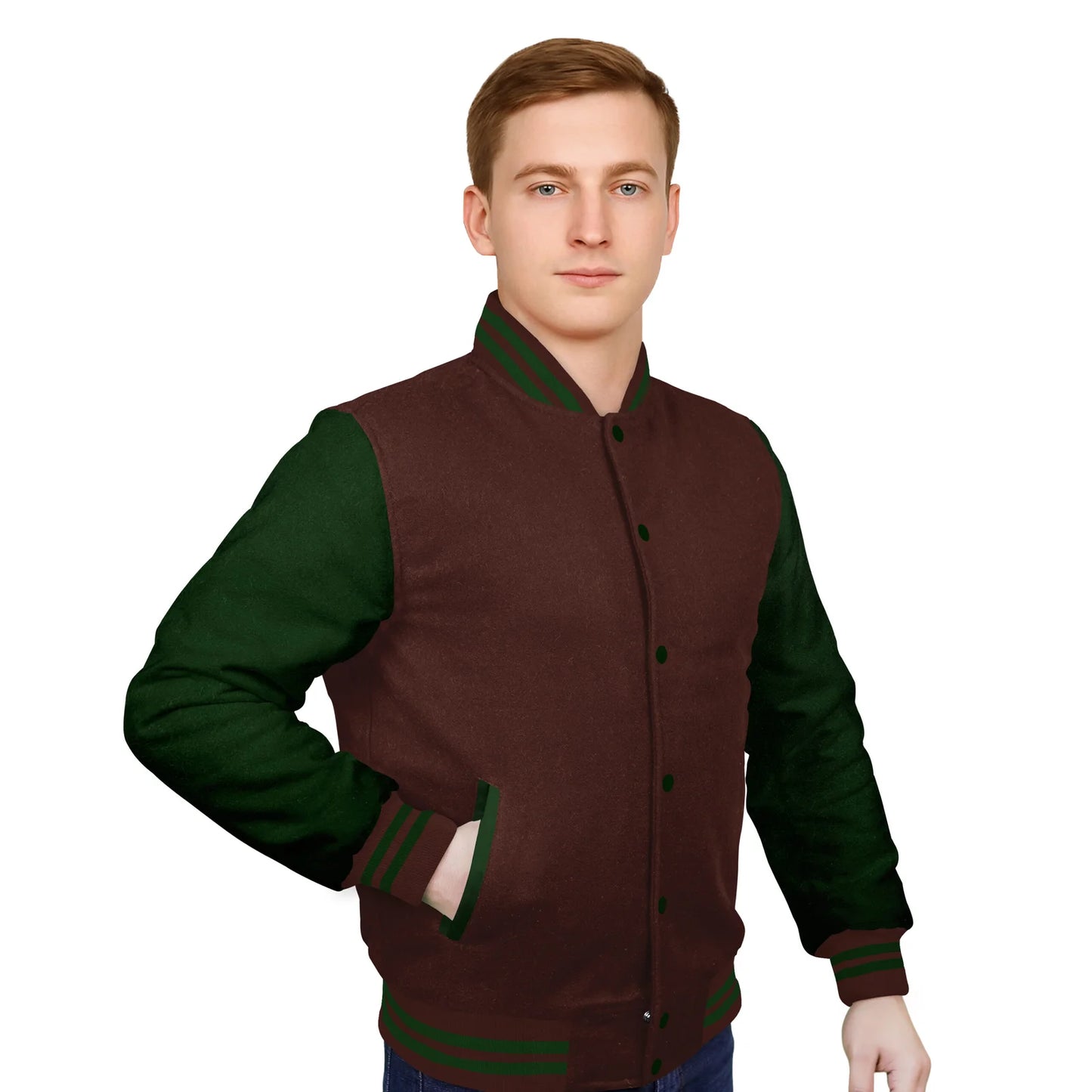 Forest Green-Wool Sleeves & Wool Body