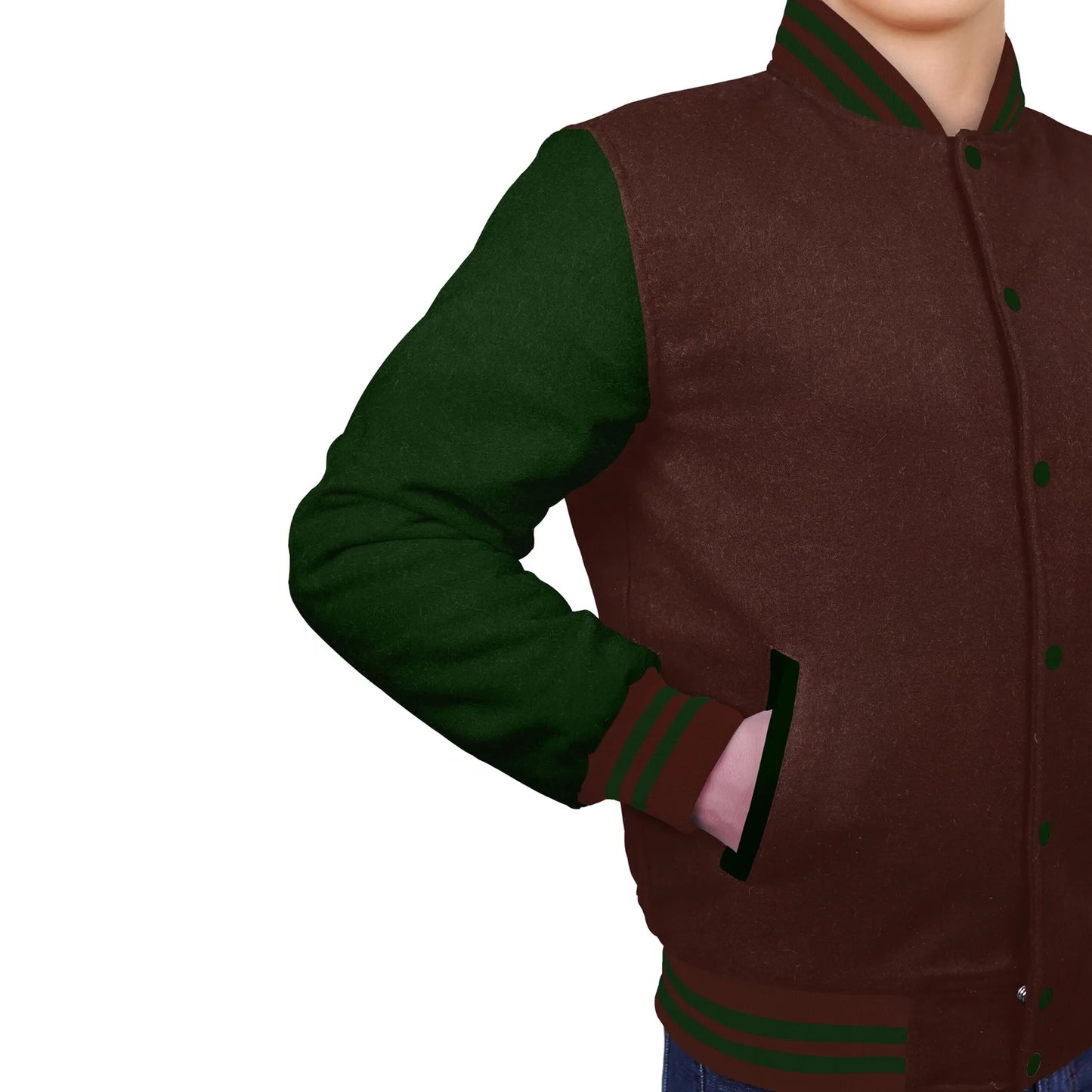 Forest Green-Wool Sleeves & Wool Body