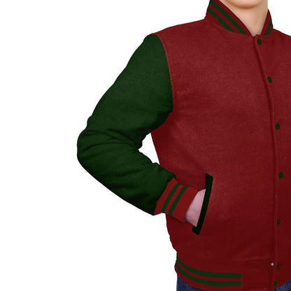 Forest Green-Wool Sleeves & Wool Body