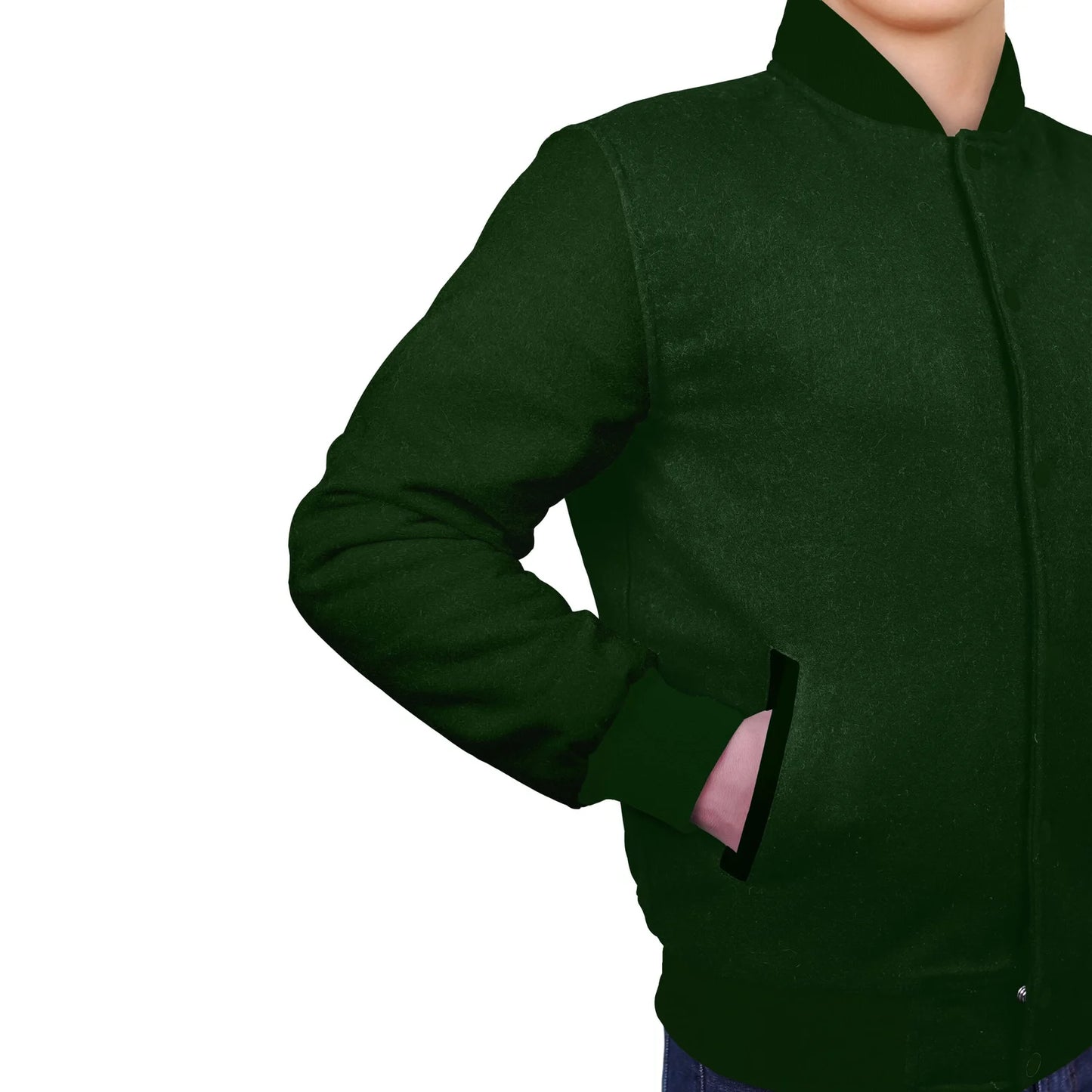 Forest Green-Wool Sleeves & Wool Body