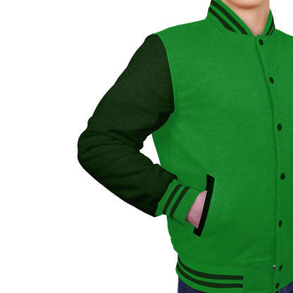 Forest Green-Wool Sleeves & Wool Body