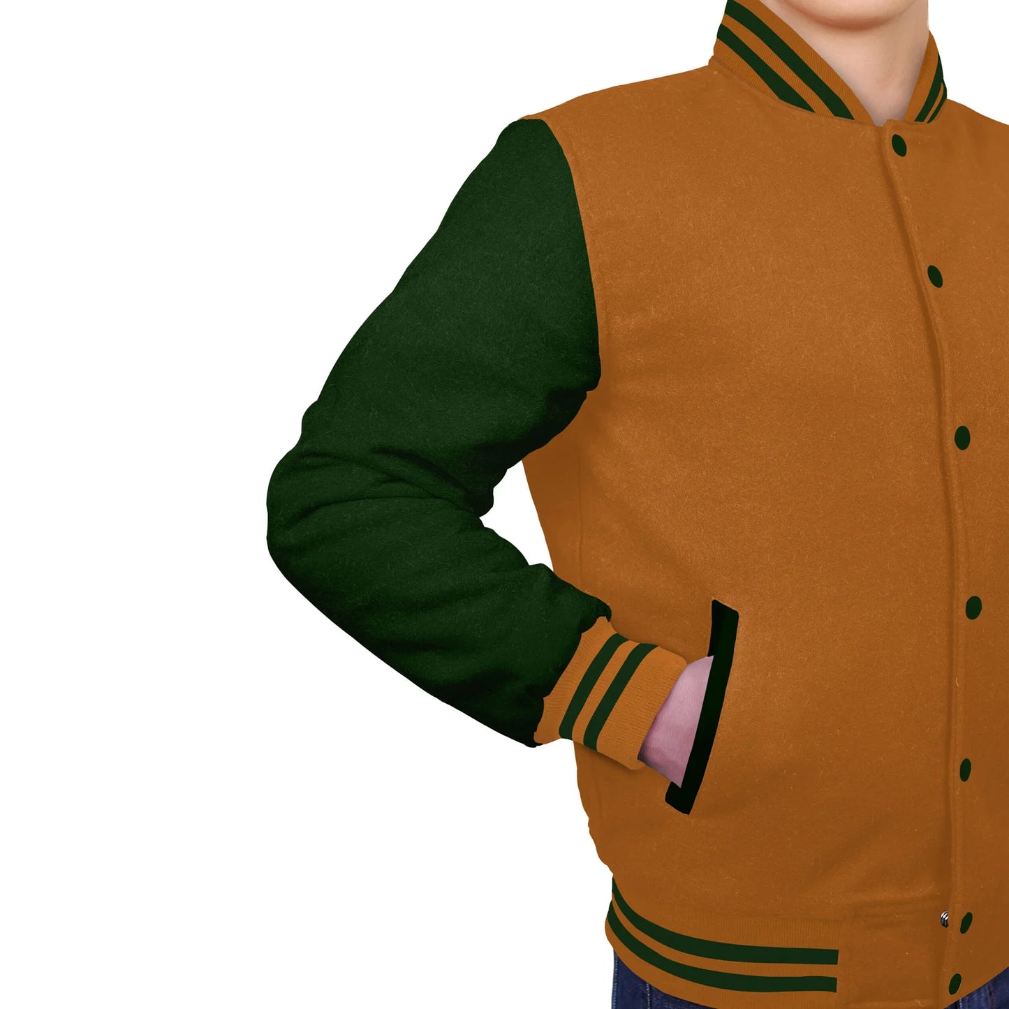 Forest Green-Wool Sleeves & Wool Body