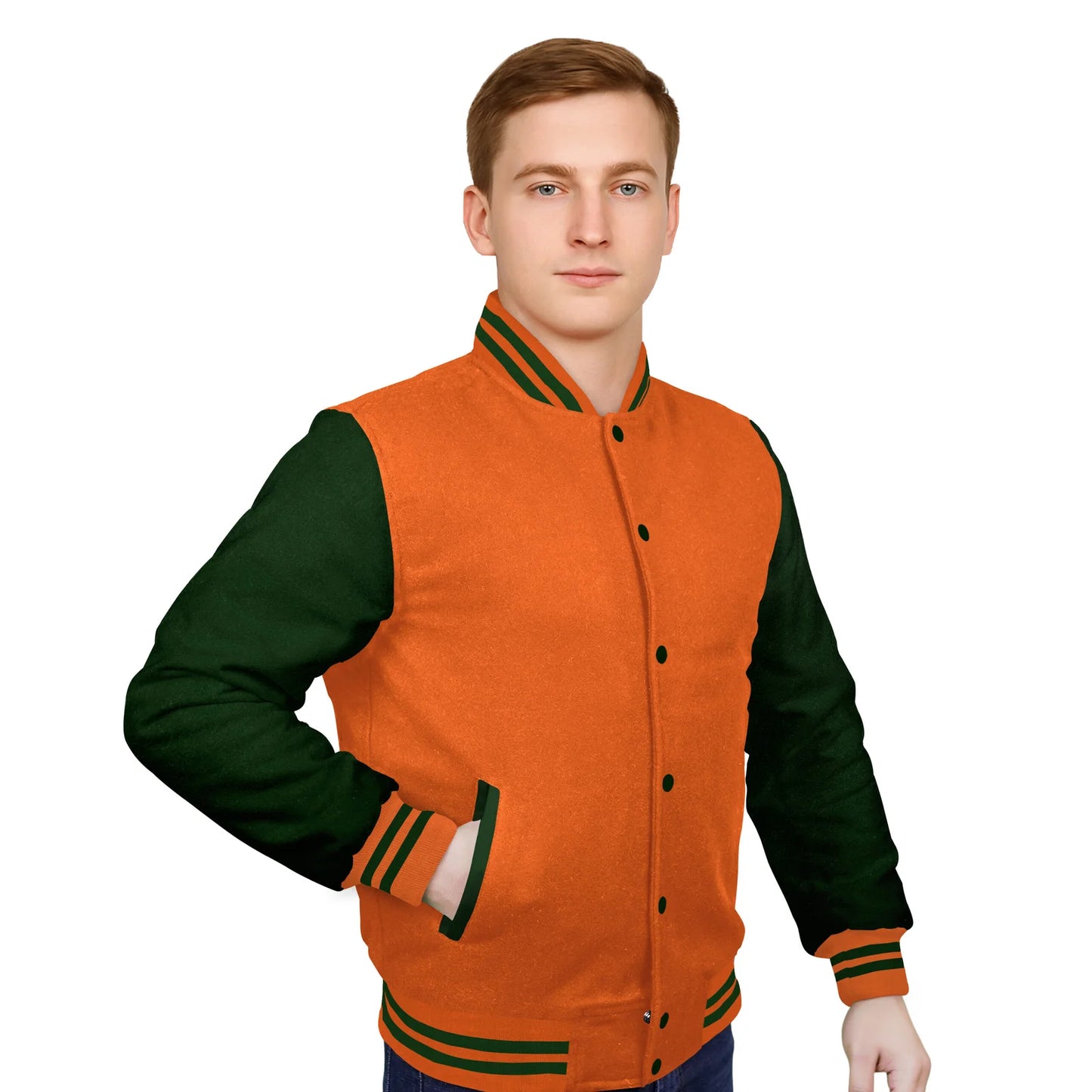 Forest Green-Wool Sleeves & Wool Body