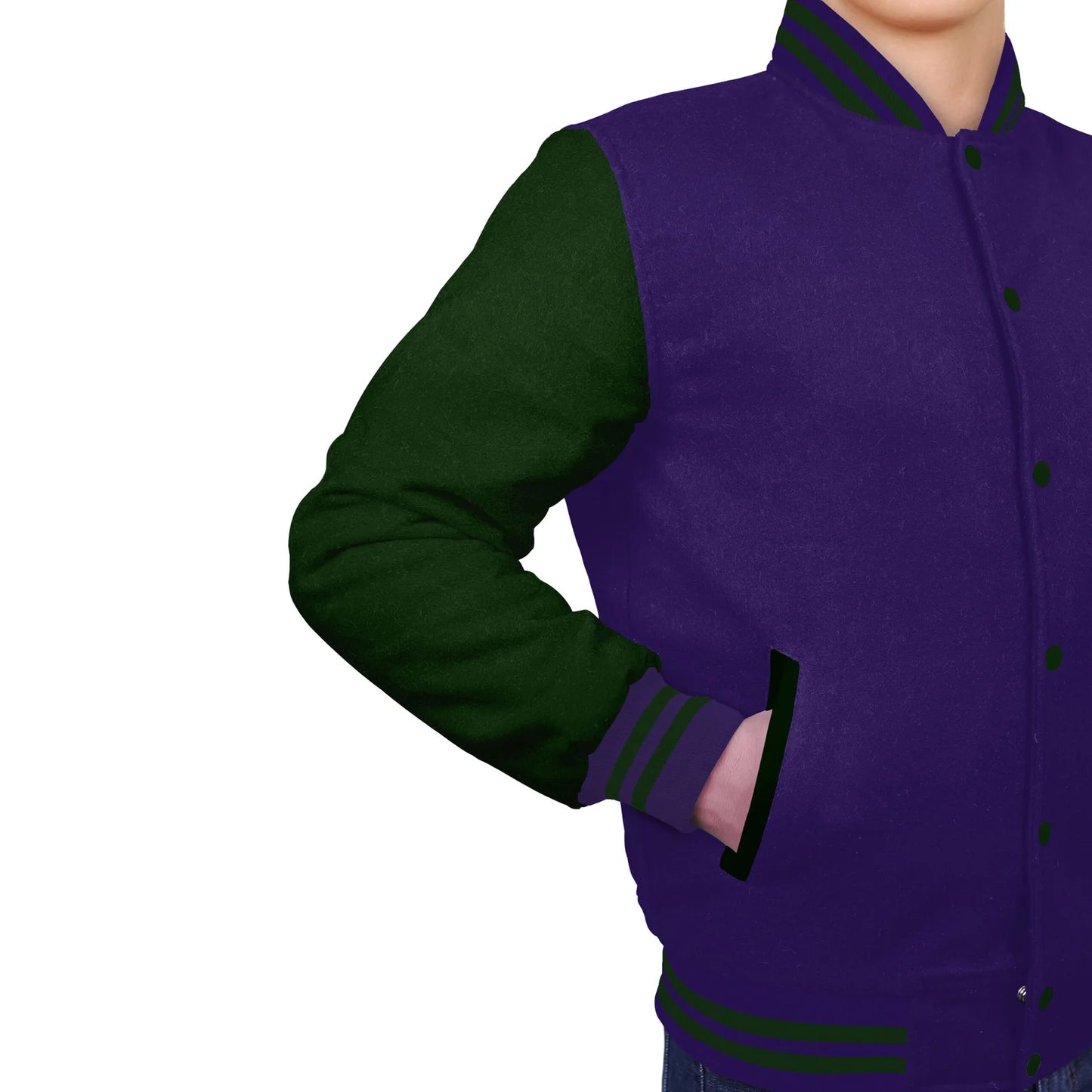 Forest Green-Wool Sleeves & Wool Body