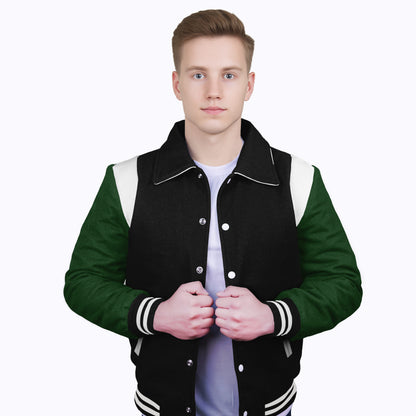 Forest Green-Wool Sleeves & Wool Body (Retro)