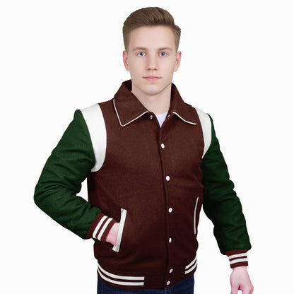 Forest Green-Wool Sleeves & Wool Body (Retro)