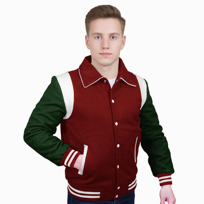 Forest Green-Wool Sleeves & Wool Body (Retro)