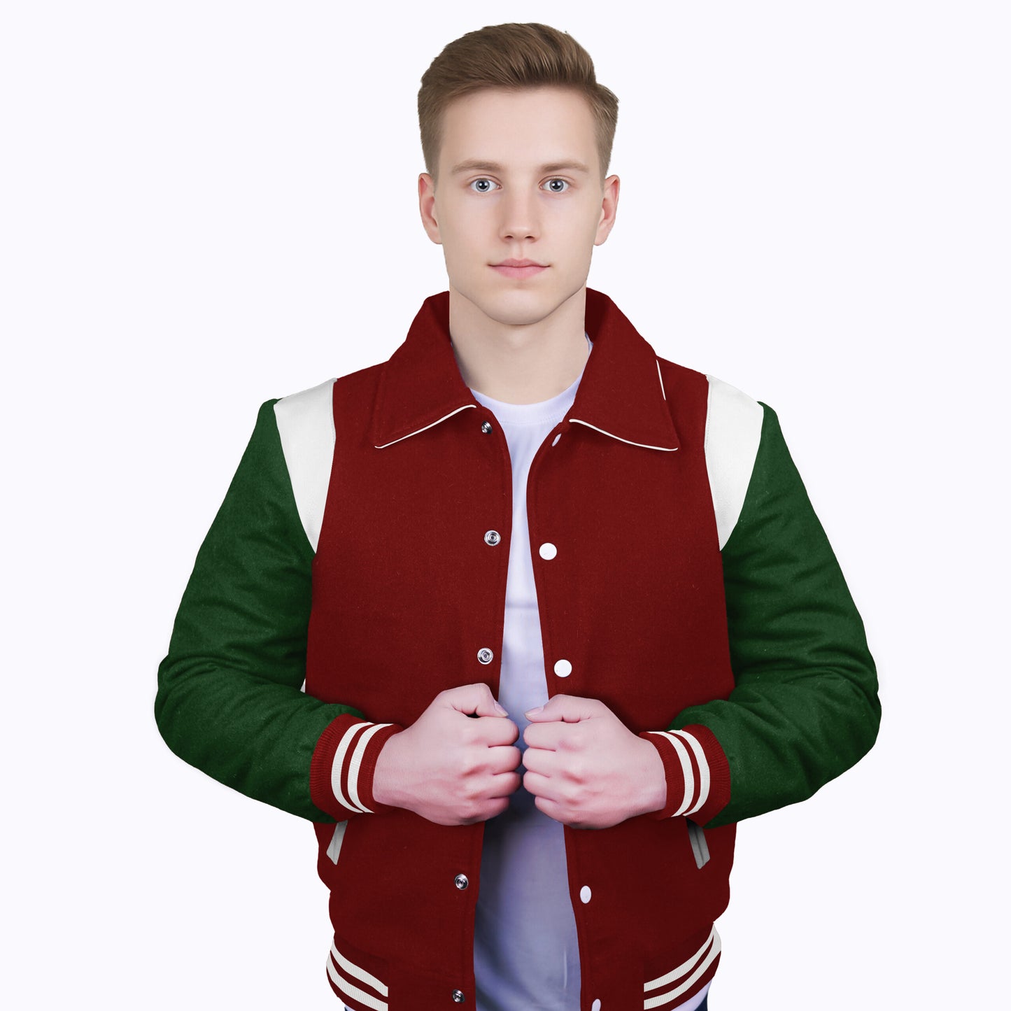 Forest Green-Wool Sleeves & Wool Body (Retro)