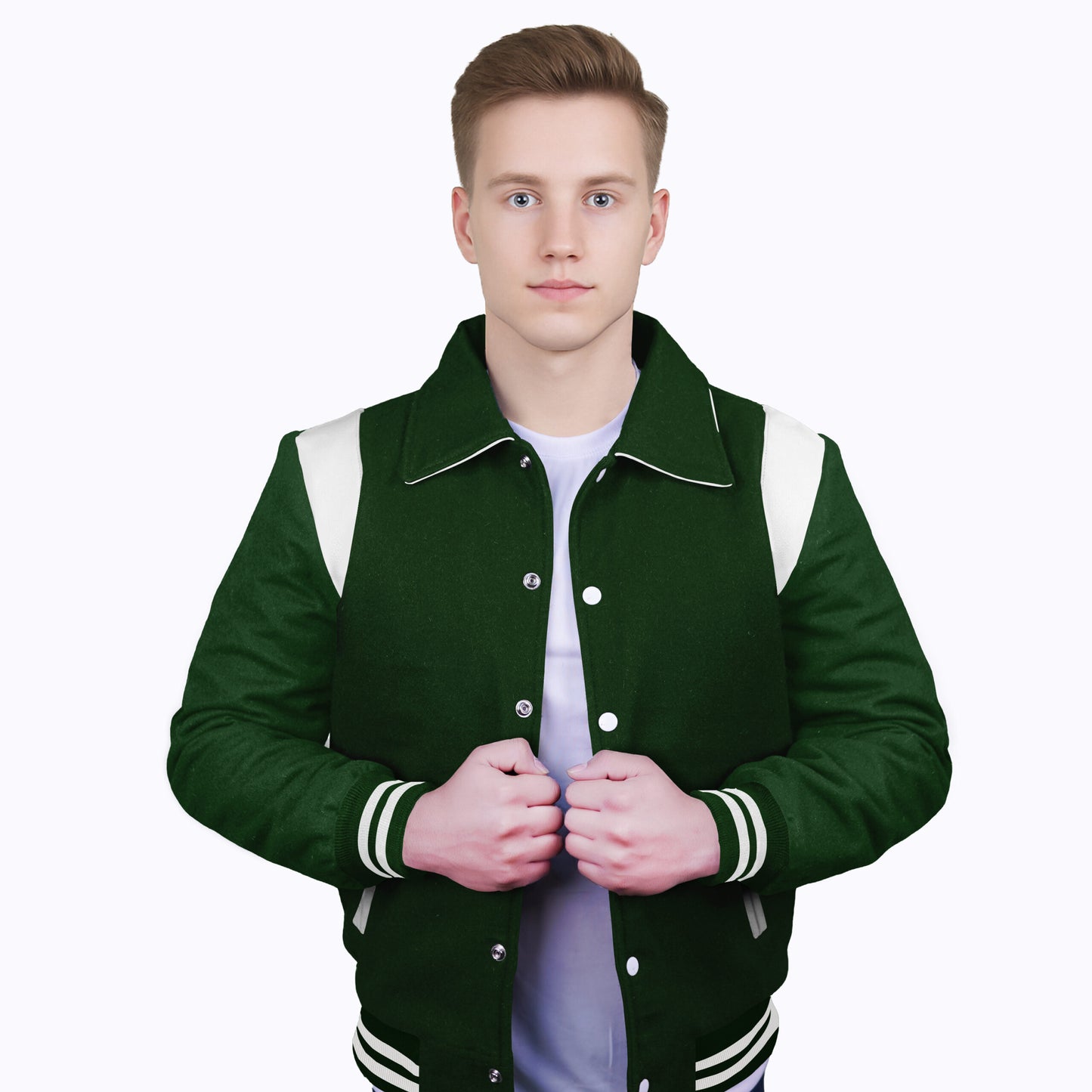 Forest Green-Wool Sleeves & Wool Body (Retro)