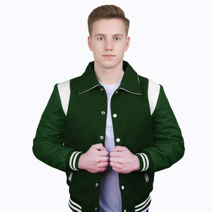 Forest Green-Wool Sleeves & Wool Body (Retro)