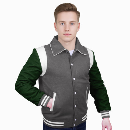 Forest Green-Wool Sleeves & Wool Body (Retro)