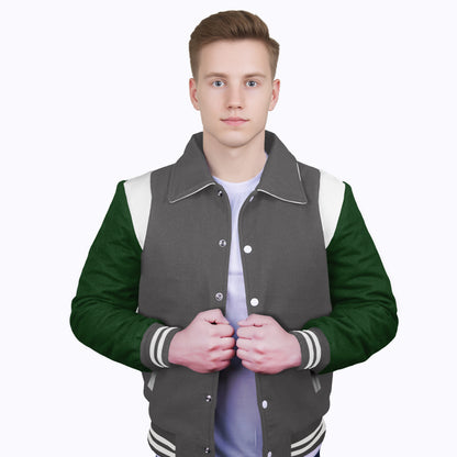 Forest Green-Wool Sleeves & Wool Body (Retro)