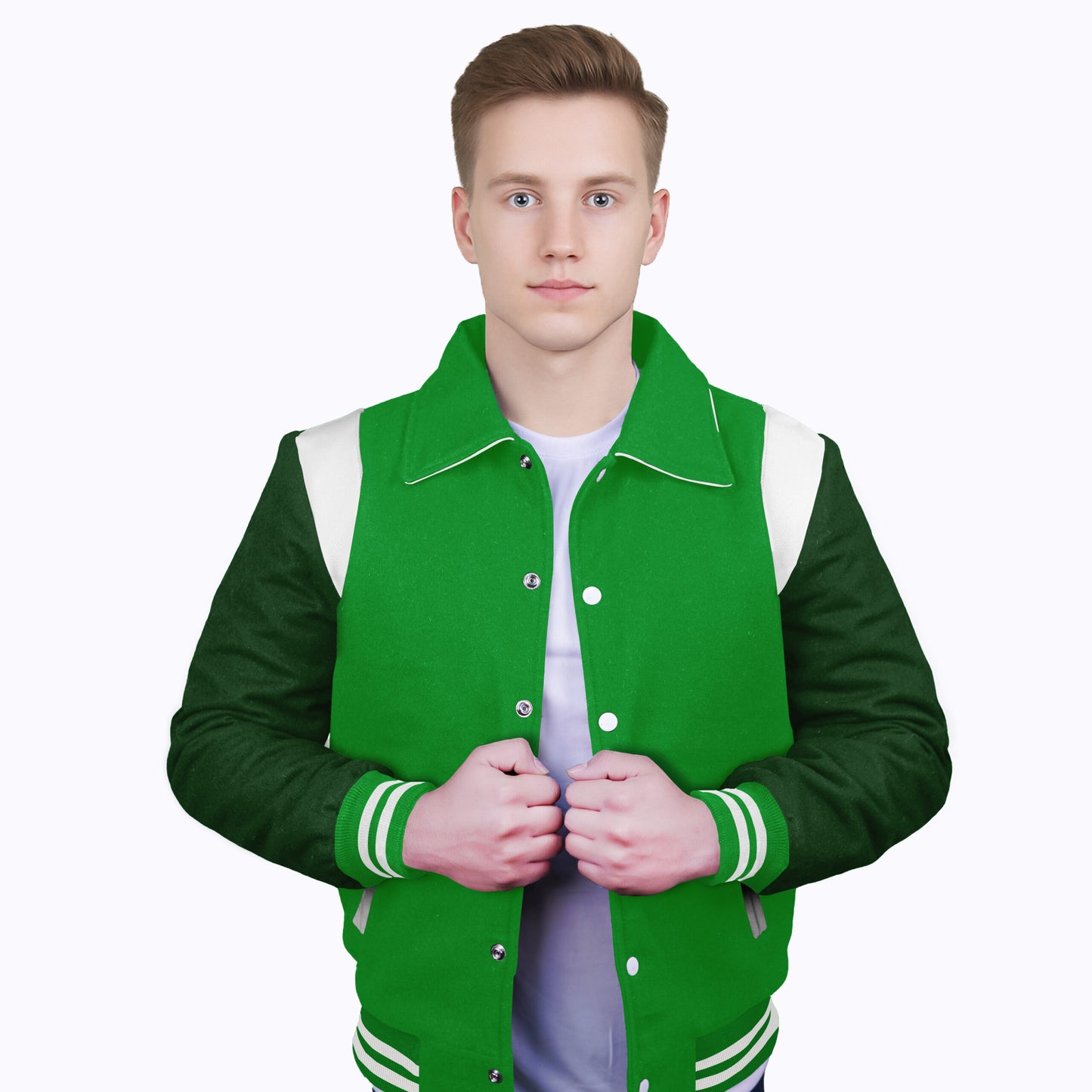 Forest Green-Wool Sleeves & Wool Body (Retro)