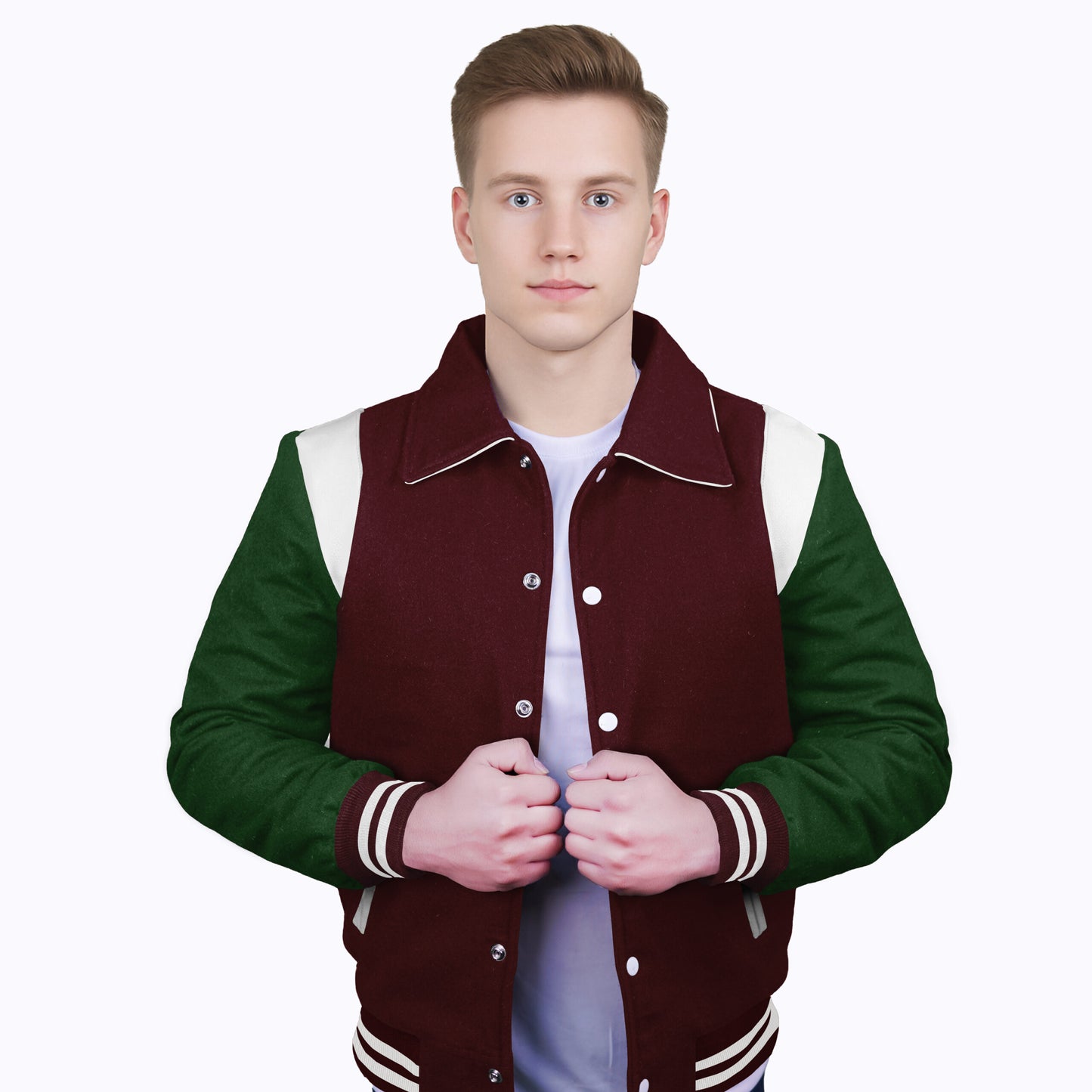 Forest Green-Wool Sleeves & Wool Body (Retro)