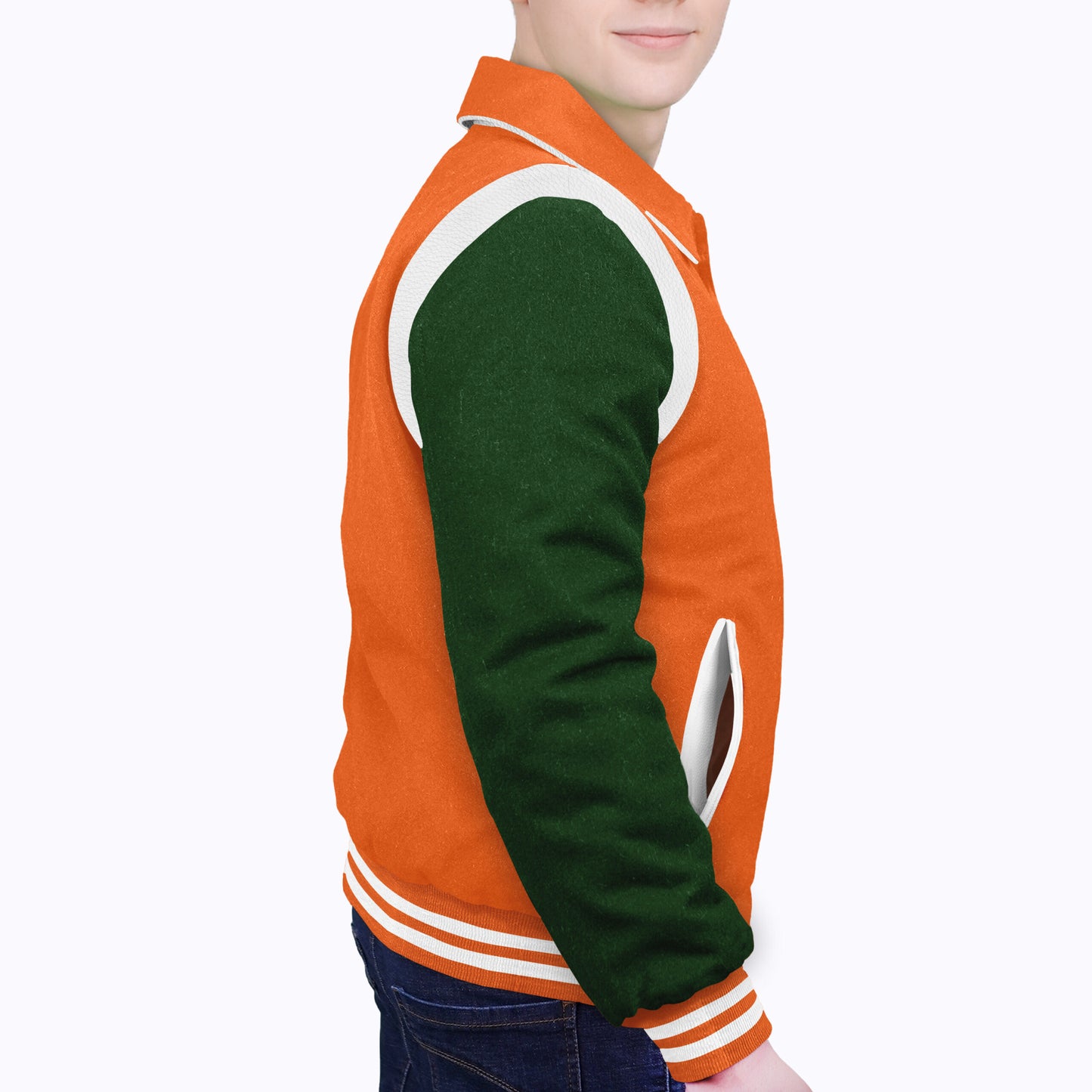 Forest Green-Wool Sleeves & Wool Body (Retro)