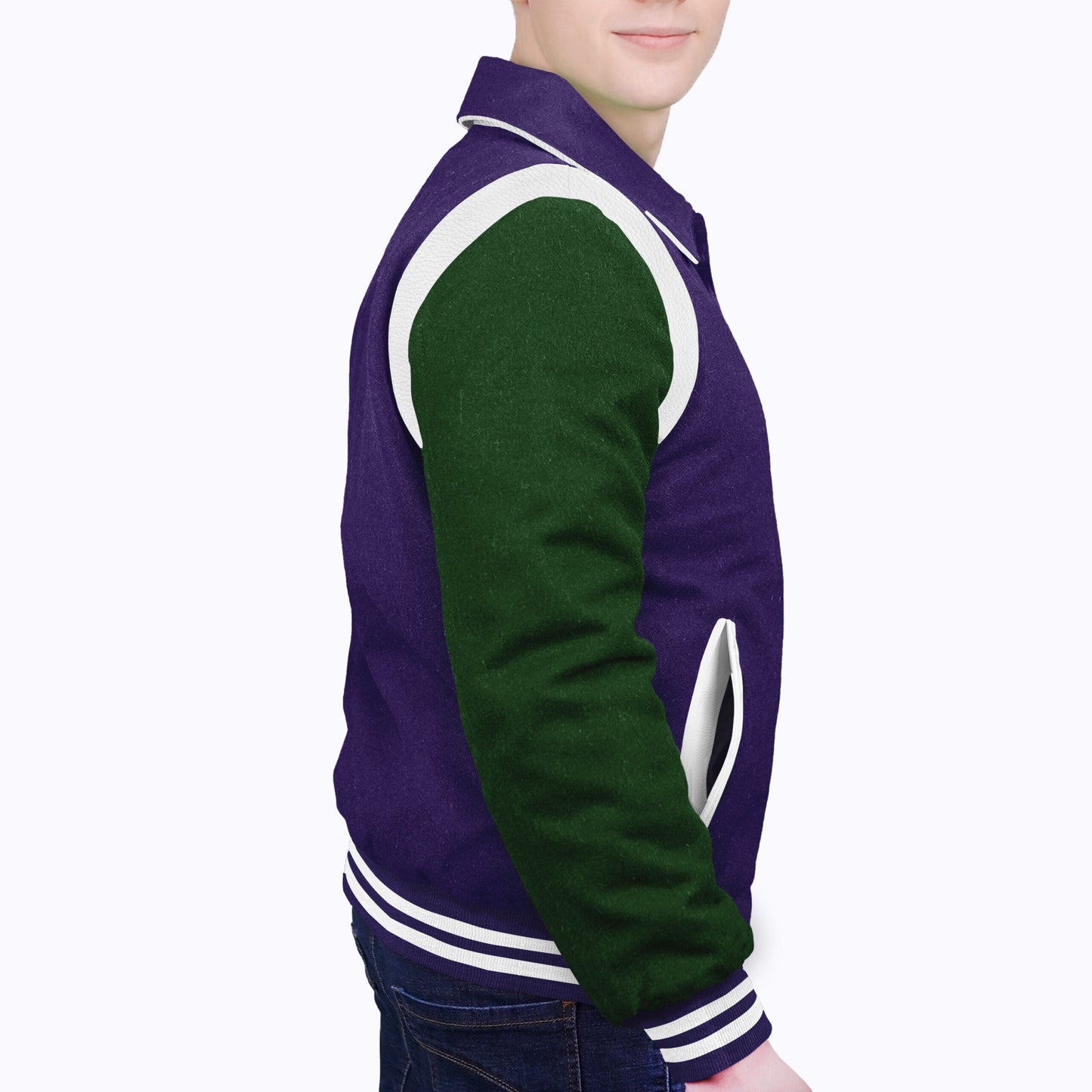 Forest Green-Wool Sleeves & Wool Body (Retro)