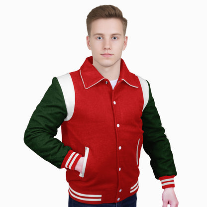 Forest Green-Wool Sleeves & Wool Body (Retro)