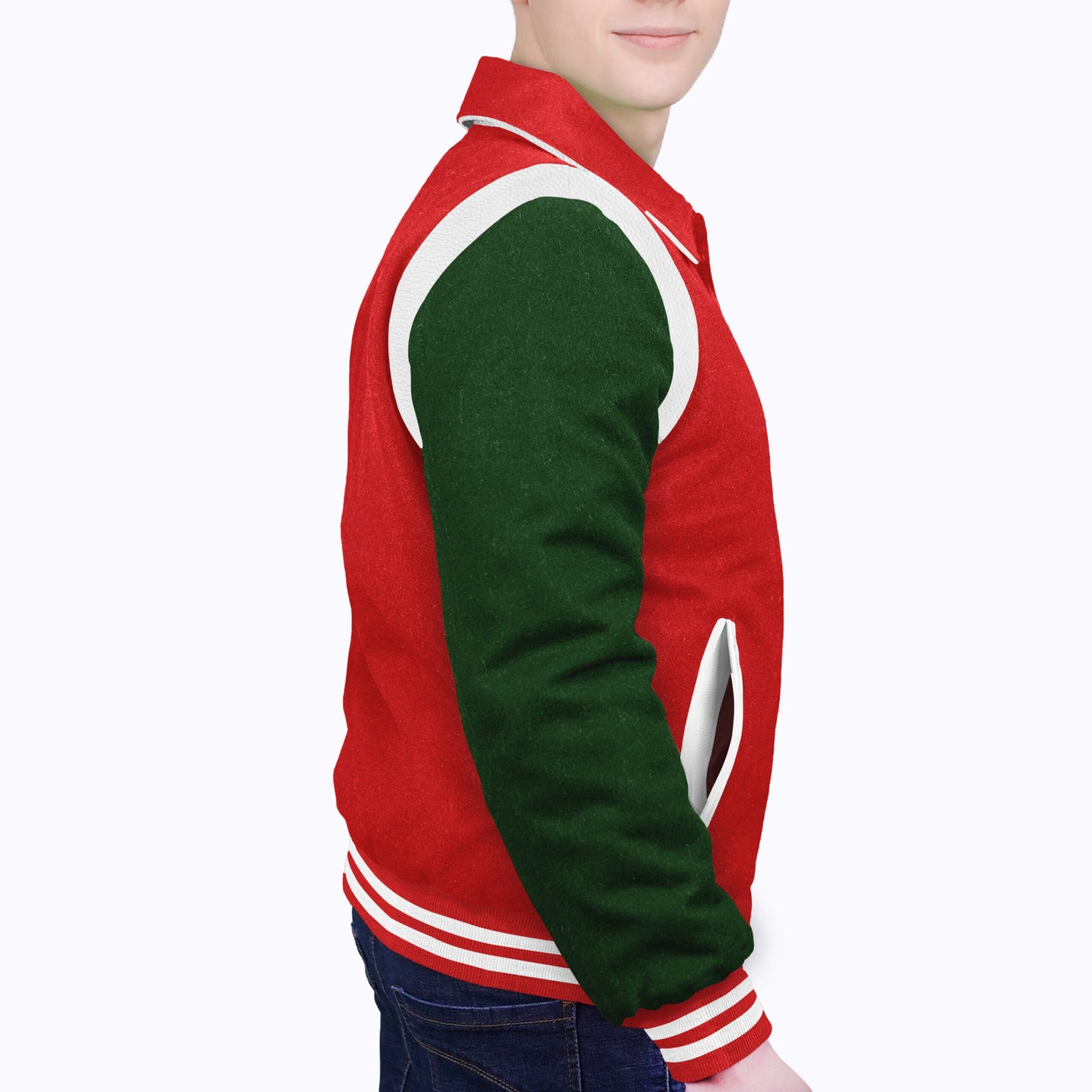 Forest Green-Wool Sleeves & Wool Body (Retro)