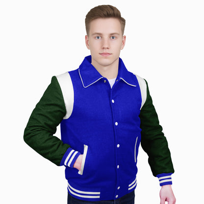 Forest Green-Wool Sleeves & Wool Body (Retro)