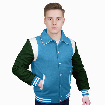 Forest Green-Wool Sleeves & Wool Body (Retro)