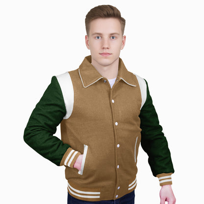 Forest Green-Wool Sleeves & Wool Body (Retro)