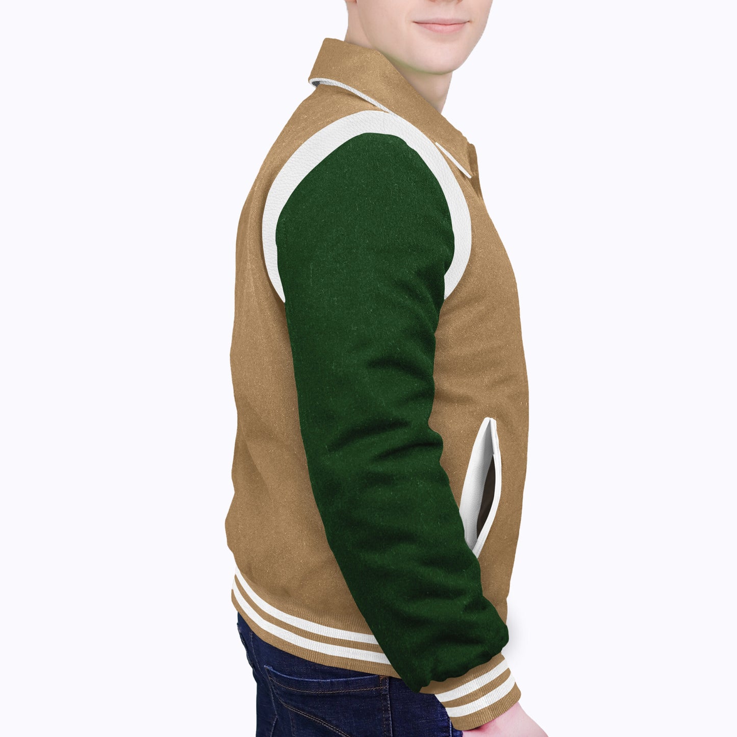 Forest Green-Wool Sleeves & Wool Body (Retro)